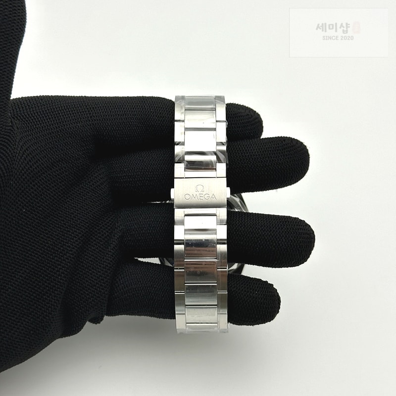 Omega VS공장 오메가 씨마스터 아쿠아테라 150m 블랙다이얼 그린핸즈 브레이슬릿 41mm Aqua Terra 150M Master Chronometers Black Dial Green Hand on SS Bracelet A8900 Super Clone 시계 6번 이미지