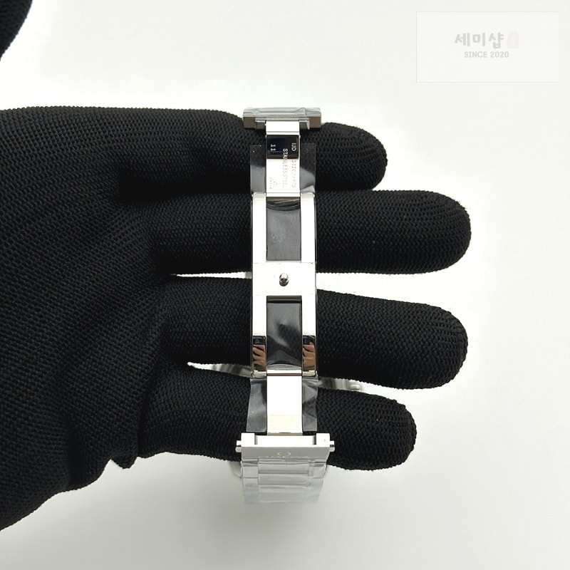 Omega VS공장 오메가 씨마스터 아쿠아테라 150m 블랙다이얼 그린핸즈 브레이슬릿 41mm Aqua Terra 150M Master Chronometers Black Dial Green Hand on SS Bracelet A8900 Super Clone 시계 7번 이미지