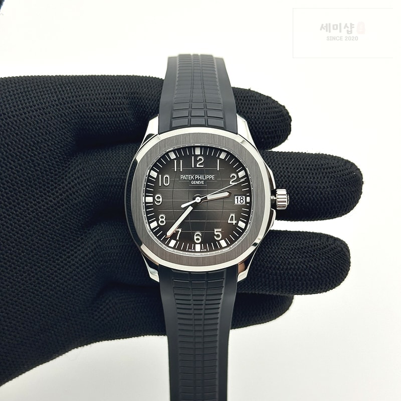 Patek Philippe 3K공장 아쿠아넛 그레이다이얼 러버스트랩 Aquanaut Ref.5167 SS/RU Grey/Num 3KF V3 A330 시계 2번 이미지