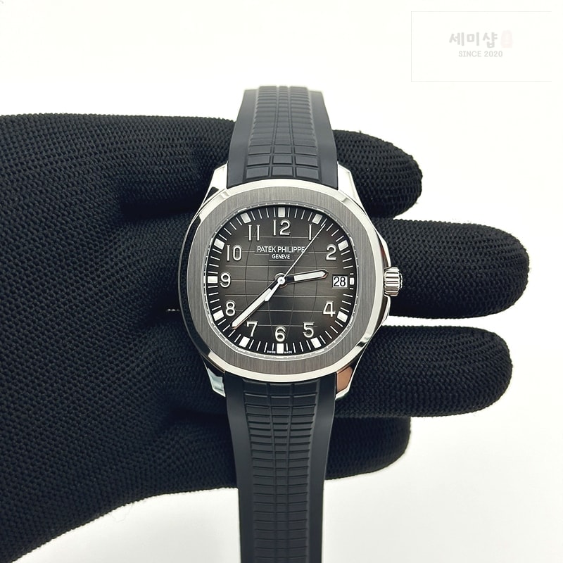 Patek Philippe 3K공장 아쿠아넛 그레이다이얼 러버스트랩 Aquanaut Ref.5167 SS/RU Grey/Num 3KF V3 A330 시계 3번 이미지