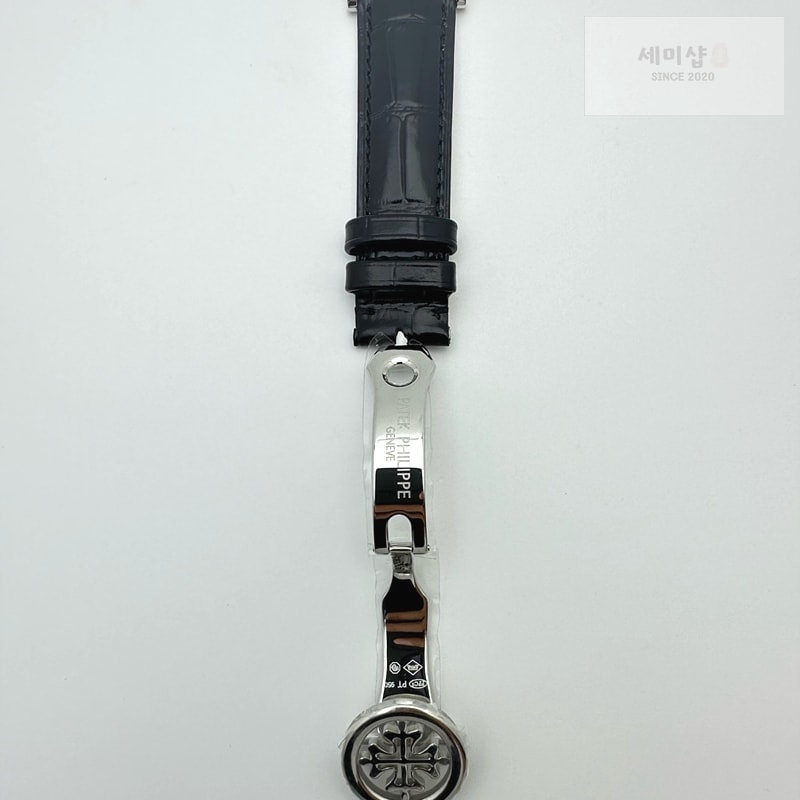 Patek Philippe TW공장 파텍필립 칼라트라바 로즈골드 금통 화이트다이얼 가죽스트랩 Calatrava 5196 RG White Dial on Black Leather Strap MIYOTA 9015 시계 8번 이미지