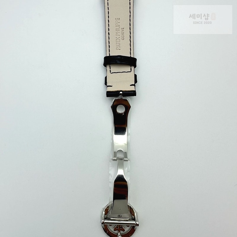 Patek Philippe TW공장 파텍필립 칼라트라바 로즈골드 금통 화이트다이얼 가죽스트랩 Calatrava 5196 RG White Dial on Black Leather Strap MIYOTA 9015 시계 9번 이미지