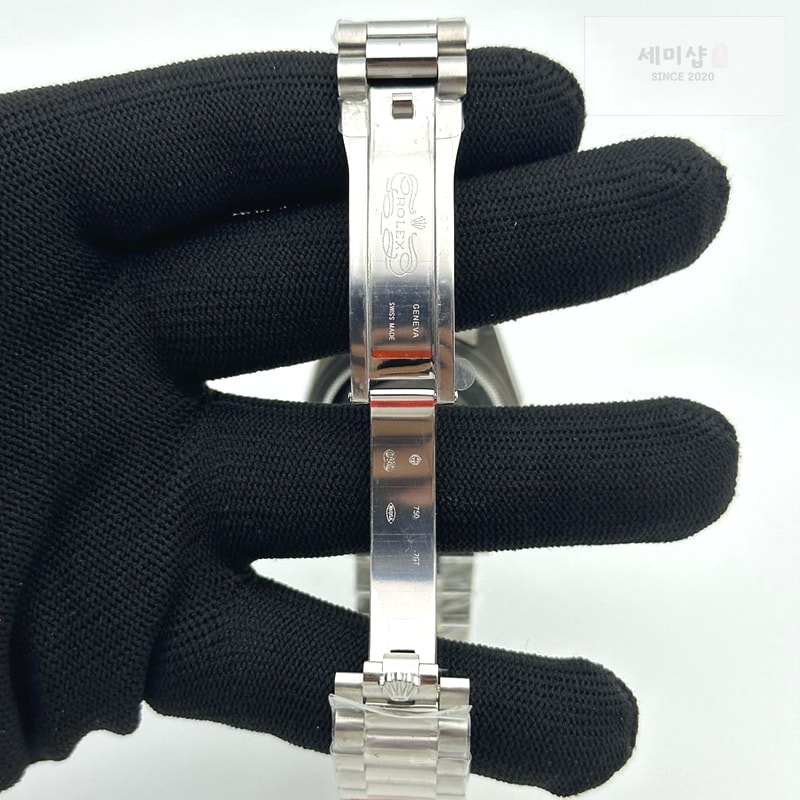 Rolex GM공장 롤렉스 데이데이트 36 실버다이얼 프레지던트브레이슬릿 2836 Day Date 36 128239 GMF 1:1 Best Edition 904L Steel Silver Dial Stick Markers on Bracelet A2836 시계 7번 이미지
