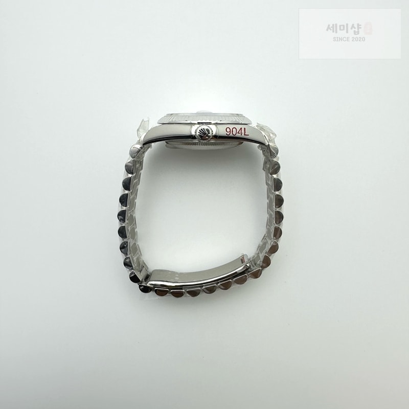Rolex GM공장 롤렉스 데이데이트 36 실버다이얼 프레지던트브레이슬릿 2836 Day Date 36 128239 GMF 1:1 Best Edition 904L Steel Silver Dial Stick Markers on Bracelet A2836 시계 9번 이미지
