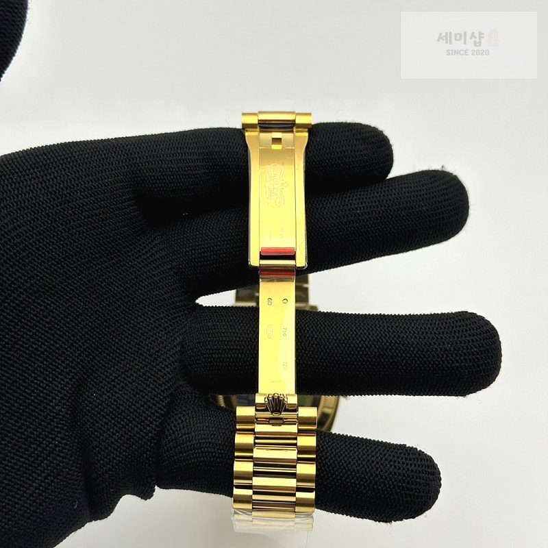 Rolex AR공장 롤렉스 데이데이트 40 옐로우골드금통 그린다이얼 로만인덱스 프레지던트브레이슬릿 텅스텐 Day Date 40 YG 228238 ARF 1:1 Best Edition Green Roman Dial on President Bracelet VR3255 (Gain Weight) 시계 7번 이미지