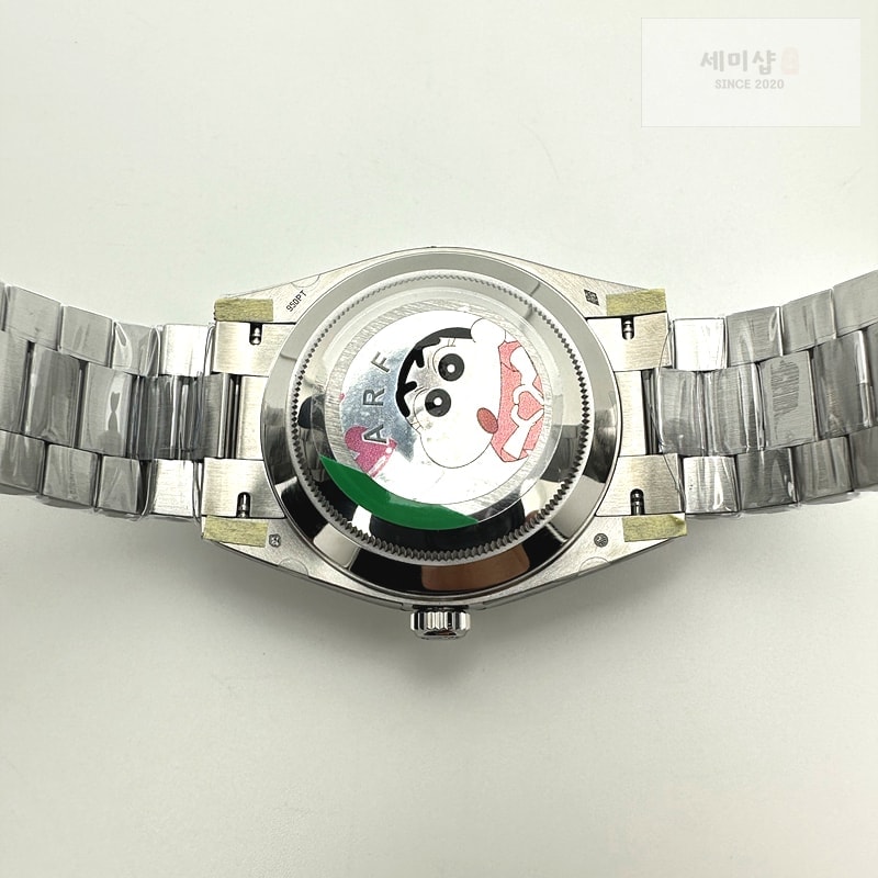 Rolex AR공장 롤렉스 데이데이트 40 스틸 화이트다이얼 로만인덱스 프레지던트브레이슬릿 텅스텐 Day Date 40 SS 228236 ARF 1:1 Best Edition White Roman Dial on President Bracelet VR3255 (Gain Weight) 시계 10번 이미지