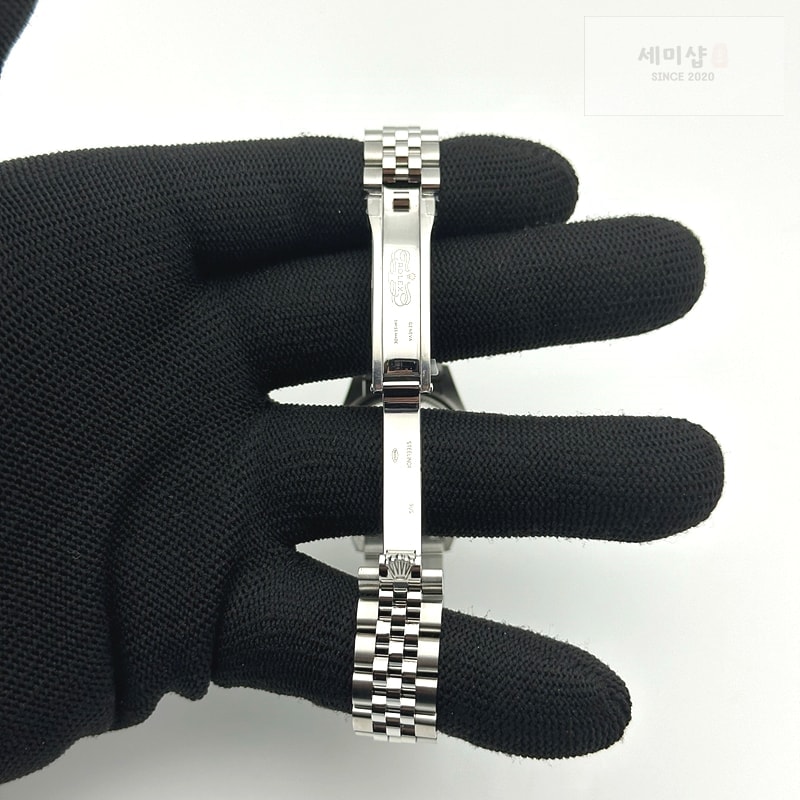 Rolex GM공장 롤렉스 레이디 데이저스트 28 스틸 블랙다이얼 바인덱스 주빌레브레이슬릿 DJ Ladies 28mm Jub Flt 904L SS/SS Blk/Stk GMF A2671 시계 7번 이미지