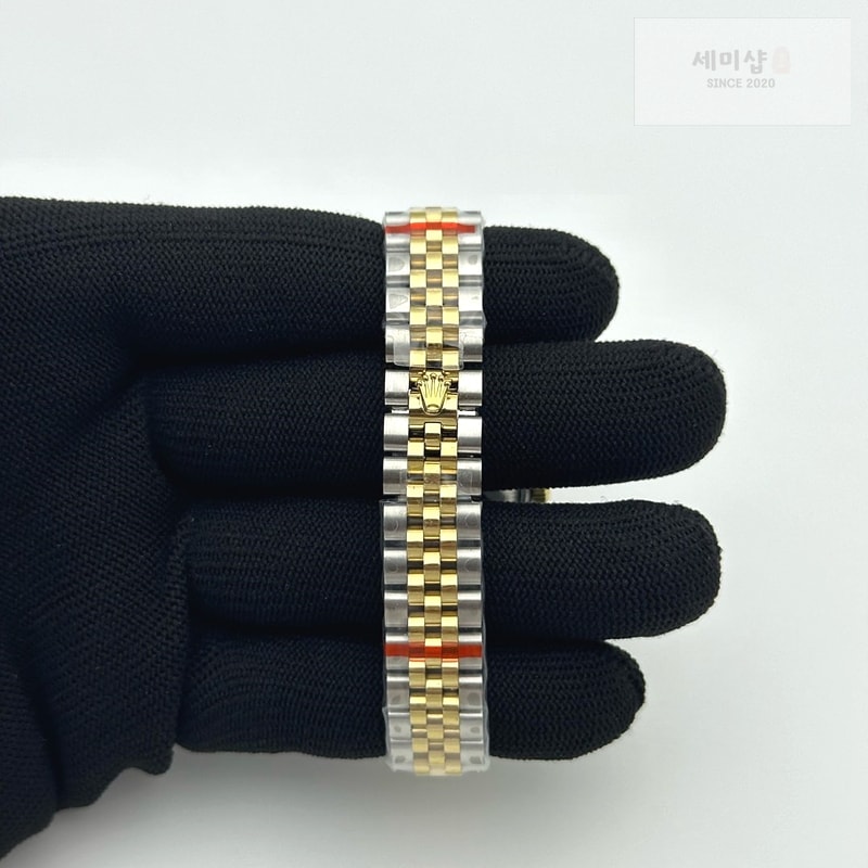 Rolex GM공장 롤렉스 레이디 데이저스트 28 옐로우골드콤비 샴페인다이얼 다이아몬드인덱스 주빌레브레이슬릿 DJ Ladies 28mm Jub Flt 904L YG/SS Gold/SDia GMF A2671 시계 6번 이미지