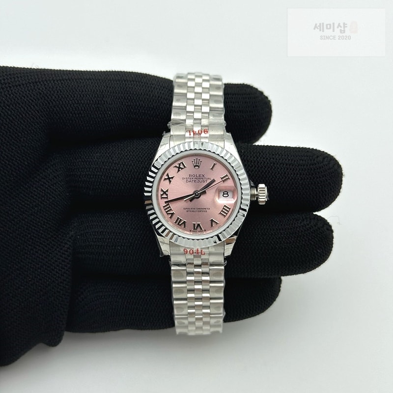 Rolex GM공장 롤렉스 레이디 데이저스트 28 로즈골드콤비 핑크다이얼 별다이아몬드인덱스 주빌레브레이슬릿 DJ Ladies 28mm Jub Flt 904L RG/SS RG/S-Dia GMF A2671 시계 1번 이미지