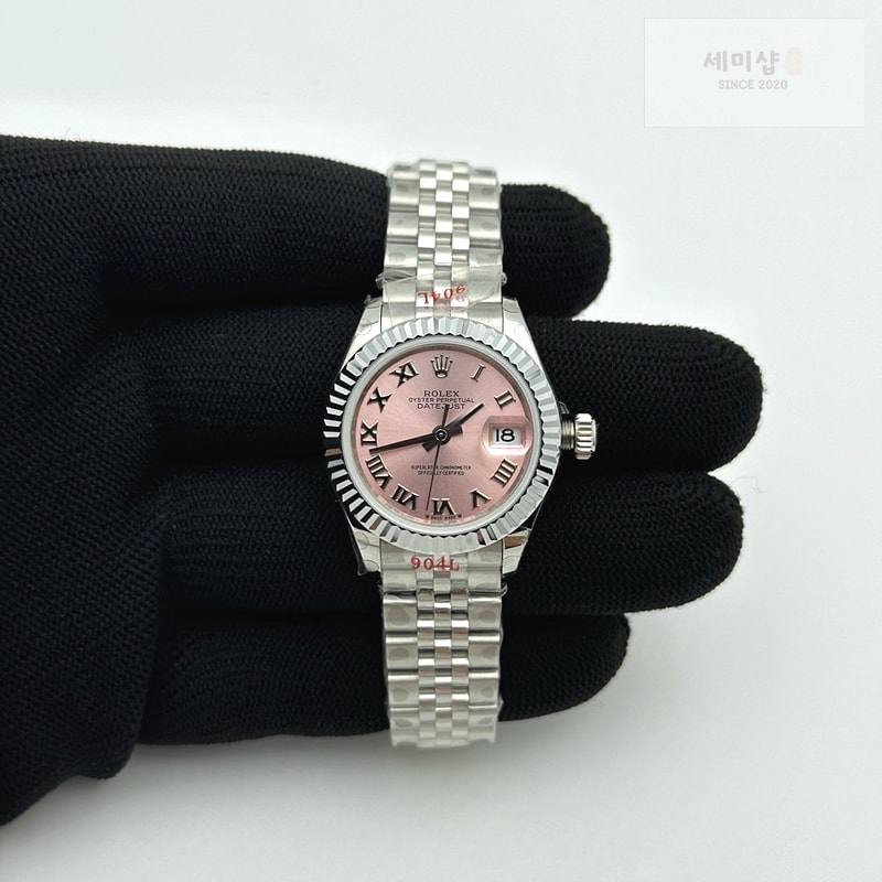 Rolex GM공장 롤렉스 레이디 데이저스트 28 로즈골드콤비 핑크다이얼 별다이아몬드인덱스 주빌레브레이슬릿 DJ Ladies 28mm Jub Flt 904L RG/SS RG/S-Dia GMF A2671 시계 2번 이미지