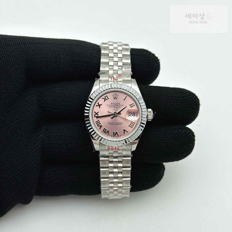 Rolex GM공장 롤렉스 레이디 데이저스트 28 로즈골드콤비 핑크다이얼 별다이아몬드인덱스 주빌레브레이슬릿 DJ Ladies 28mm Jub Flt 904L RG/SS RG/S-Dia GMF A2671 시계 3번 이미지