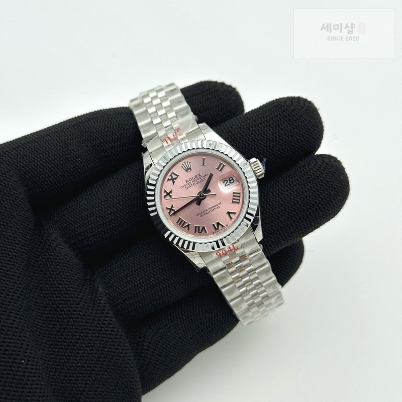 Rolex GM공장 롤렉스 레이디 데이저스트 28 로즈골드콤비 핑크다이얼 별다이아몬드인덱스 주빌레브레이슬릿 DJ Ladies 28mm Jub Flt 904L RG/SS RG/S-Dia GMF A2671 시계 4번 이미지