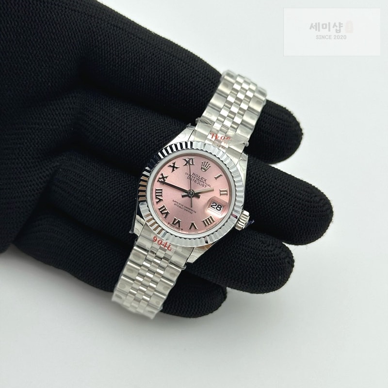Rolex GM공장 롤렉스 레이디 데이저스트 28 로즈골드콤비 핑크다이얼 별다이아몬드인덱스 주빌레브레이슬릿 DJ Ladies 28mm Jub Flt 904L RG/SS RG/S-Dia GMF A2671 시계 5번 이미지