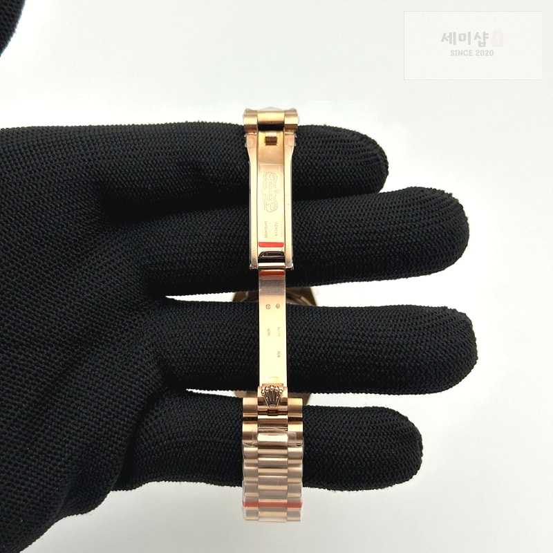 Rolex SY공장 롤렉스 레이디 데이저스트28 로즈골드금장 다이아베젤 실버다이얼 다이아인덱스 프레지던트브레이슬릿 시계 7번 이미지
