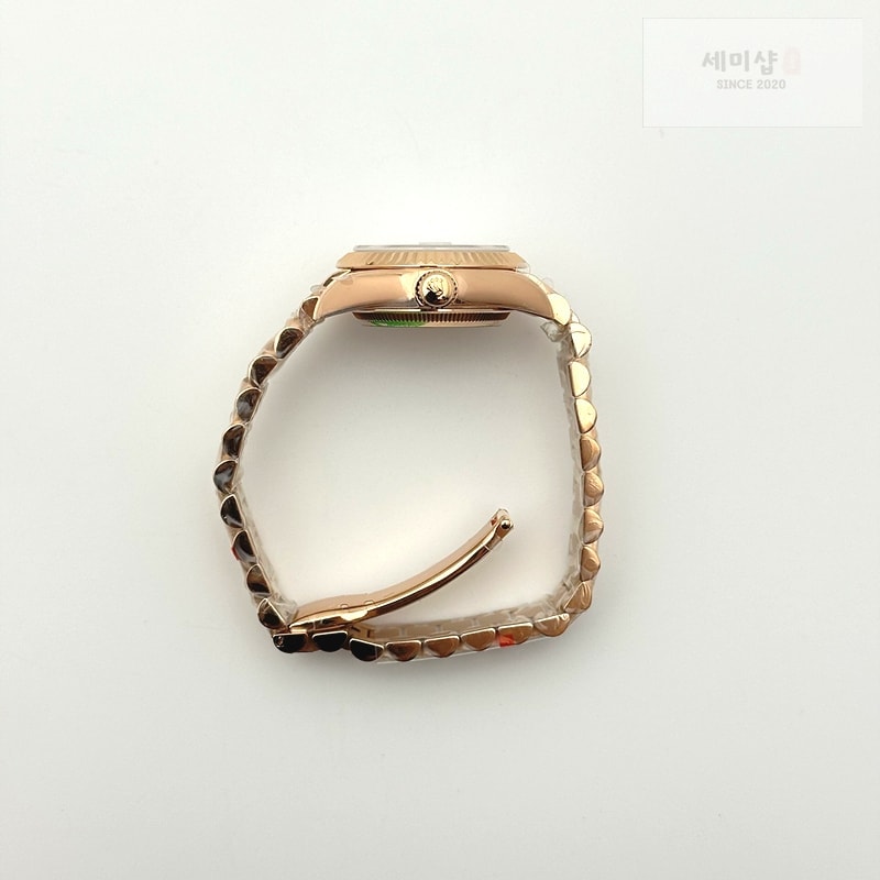 Rolex SY공장 롤렉스 레이디 데이저스트28 로즈골드금장 다이아베젤 실버다이얼 다이아인덱스 프레지던트브레이슬릿 시계 9번 이미지