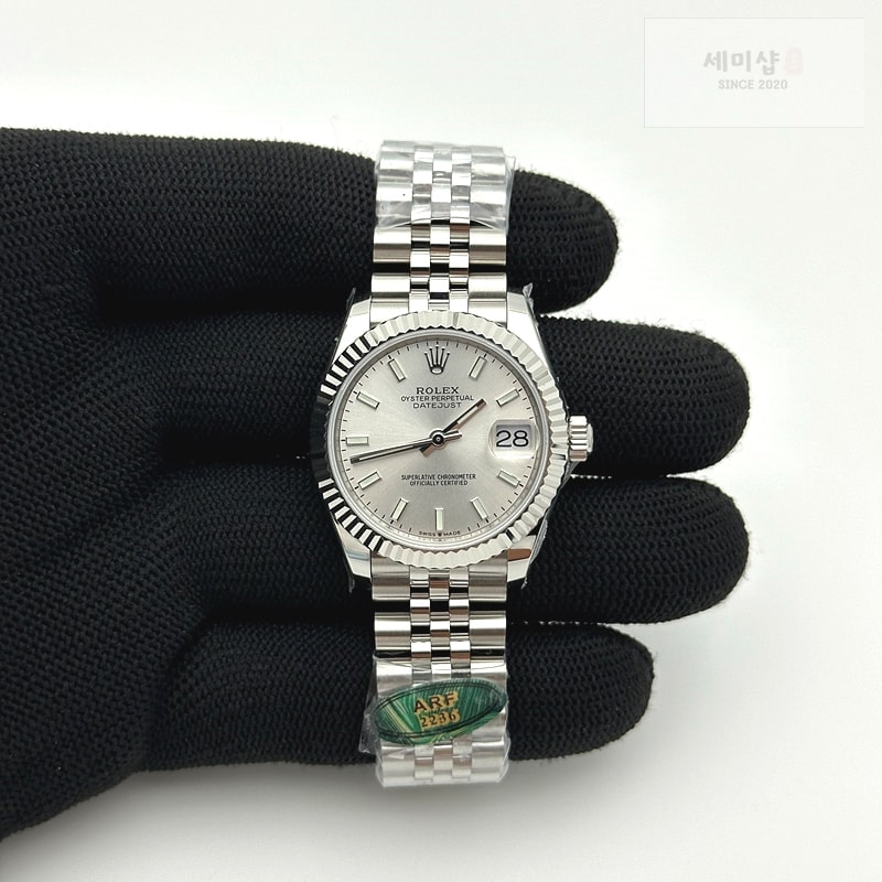 Rolex AR공장 롤렉스 레이디 데이저스트 31 스틸 실버다이얼 텐포인트 쥬빌레브레이슬릿 10p 시계 3번 이미지