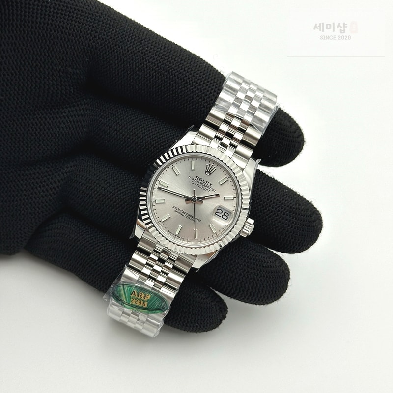 Rolex AR공장 롤렉스 레이디 데이저스트 31 스틸 실버다이얼 텐포인트 쥬빌레브레이슬릿 10p 시계 5번 이미지