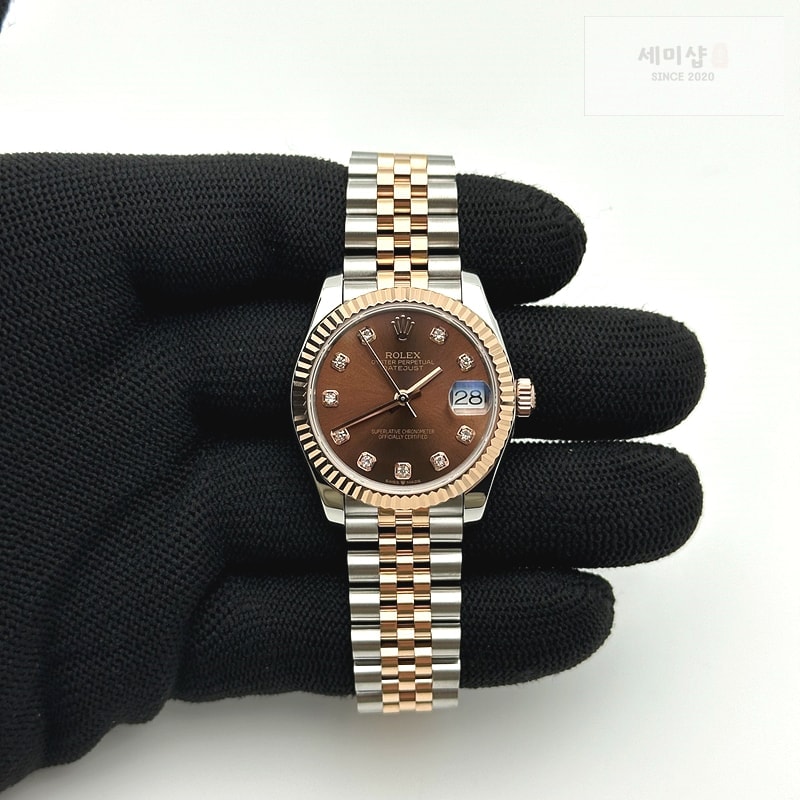 Rolex GS공장 롤렉스 데이저스트 31 로즈골드콤비 브라운다이얼 브레이슬릿 시계 3번 이미지