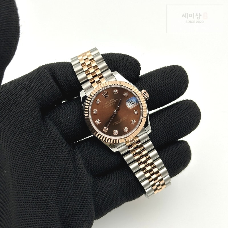 Rolex GS공장 롤렉스 데이저스트 31 로즈골드콤비 브라운다이얼 브레이슬릿 시계 4번 이미지