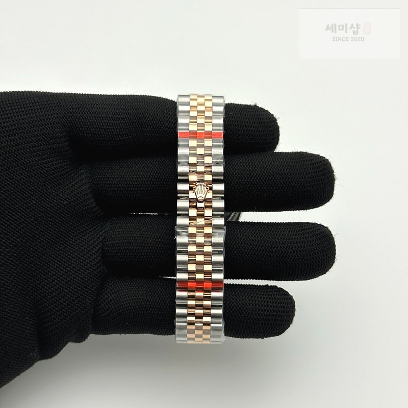 Rolex WF공장 롤렉스 레이디 데이저스트 31 로즈골드콤비 실버다이얼 10P 플루티드베젤 쥬빌레브레이슬릿 시계 6번 이미지