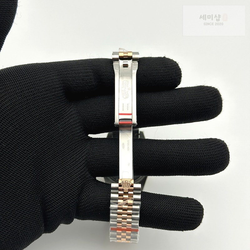 Rolex WF공장 롤렉스 레이디 데이저스트 31 로즈골드콤비 실버다이얼 10P 플루티드베젤 쥬빌레브레이슬릿 시계 7번 이미지