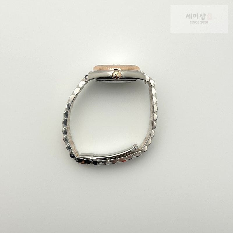 Rolex WF공장 롤렉스 레이디 데이저스트 31 로즈골드콤비 실버다이얼 10P 플루티드베젤 쥬빌레브레이슬릿 시계 9번 이미지