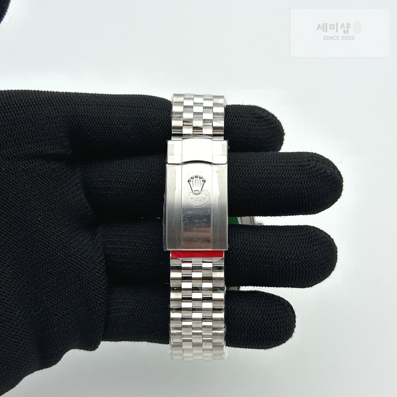 Rolex [26.01 UP] CLEAN공장 롤렉스 데이저스트 41 스틸 윔블던 슬레이트로만 그레이다이얼 쥬빌레브레이슬릿 DateJust 41mm 126334 904L SS Clean Plus 1:1 Best Edition Gray Dial Green Roman Marker On Jubilee Bracelet DD3235 클린 플러스 시계 6번 이미지