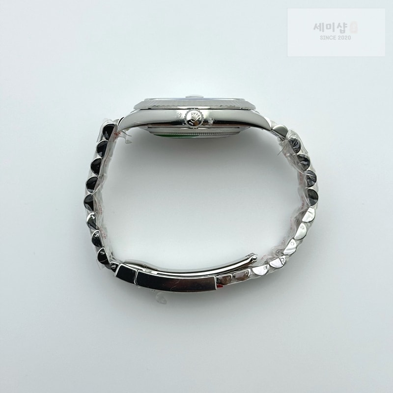 Rolex [26.01 UP] CLEAN공장 롤렉스 데이저스트 41 스틸 윔블던 슬레이트로만 그레이다이얼 쥬빌레브레이슬릿 DateJust 41mm 126334 904L SS Clean Plus 1:1 Best Edition Gray Dial Green Roman Marker On Jubilee Bracelet DD3235 클린 플러스 시계 9번 이미지