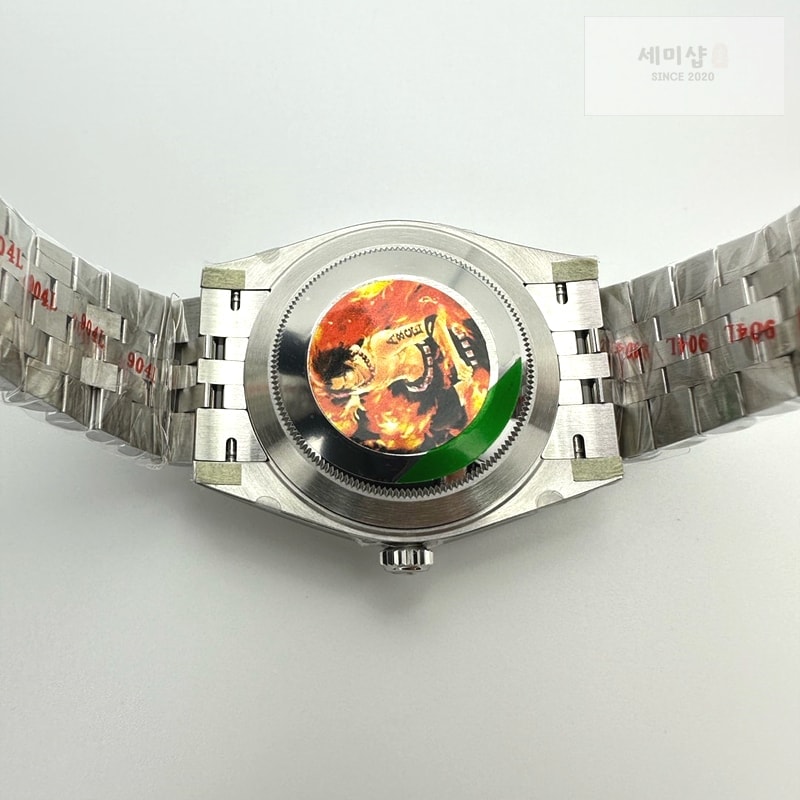 Rolex [26.01 UP] CLEAN공장 롤렉스 데이저스트 41 스틸 윔블던 슬레이트로만 그레이다이얼 쥬빌레브레이슬릿 DateJust 41mm 126334 904L SS Clean Plus 1:1 Best Edition Gray Dial Green Roman Marker On Jubilee Bracelet DD3235 클린 플러스 시계 10번 이미지