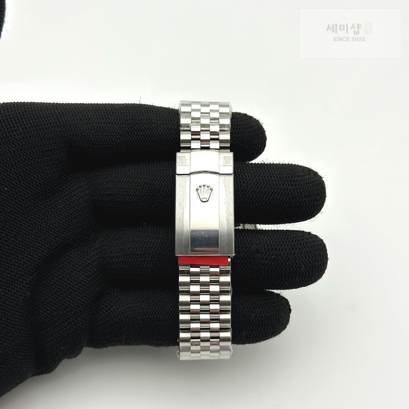 Rolex VS공장 롤렉스 데이저스트 41 스틸 그레이다이얼 돔베젤 쥬빌레브레이슬릿 다크로듐 DateJust 41 126330 904L SS VSF 1:1 Best Edition Gray Dial on Jubilee Bracelet VS3235 시계 6번 이미지