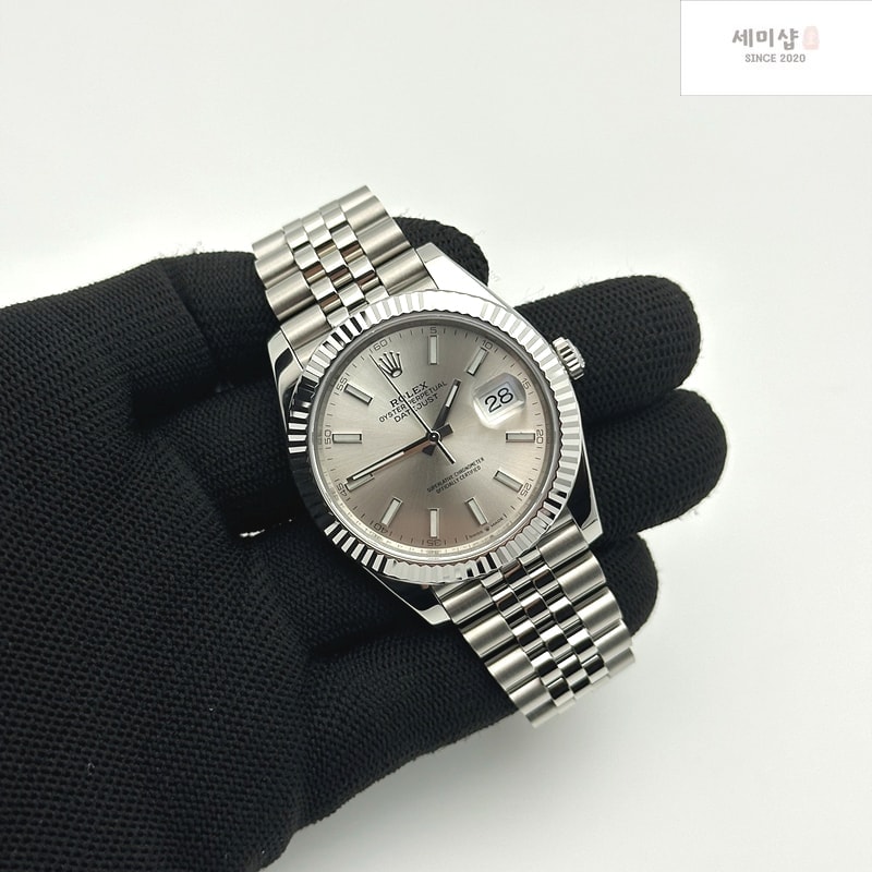Rolex VS공장 롤렉스 데이저스트 41 실버다이얼 플루티드베젤 쥬빌레브레이슬릿 DJ2 41mm Jub Flt 904L SS/SS Silv/Stk VSF VS3235 시계 4번 이미지
