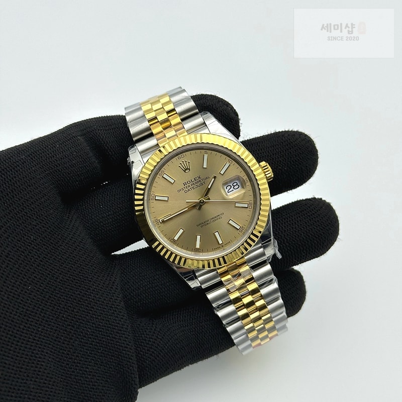 Rolex VS공장 롤렉스 데이저스트 41 옐로우골드콤비 샴페인다이얼 3235 DJ2 41mm Oys Flt 904L YG/SS Gold/Stk VSF VS3235 시계 4번 이미지