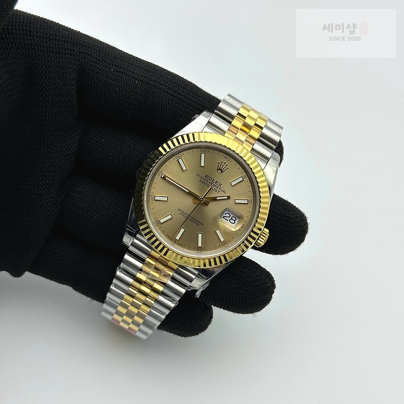 Rolex VS공장 롤렉스 데이저스트 41 옐로우골드콤비 샴페인다이얼 3235 DJ2 41mm Oys Flt 904L YG/SS Gold/Stk VSF VS3235 시계 5번 이미지