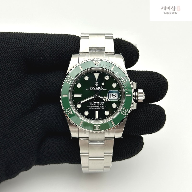 Rolex VS공장 롤렉스 서브마리너 40 그린다이얼 브레이슬릿 헐크 시계 2번 이미지