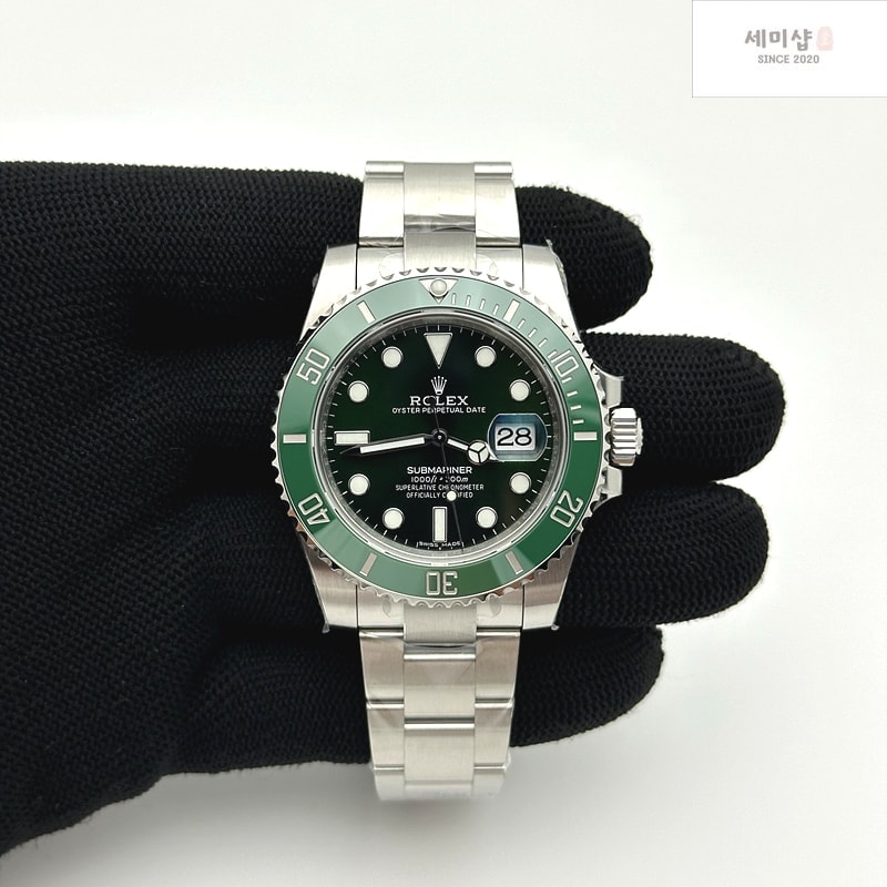 Rolex VS공장 롤렉스 서브마리너 40 그린다이얼 브레이슬릿 헐크 시계 3번 이미지