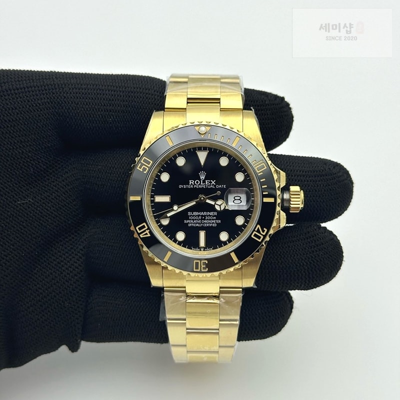 Rolex BP공장 롤렉스 서브마리너 41 옐로우골드금통 블랙다이얼 2813무브 28800진동 흑금통 Submariner 41mm 126613 LN YG BP Best Edition Black Dial on YG Bracelet 시계 1번 이미지