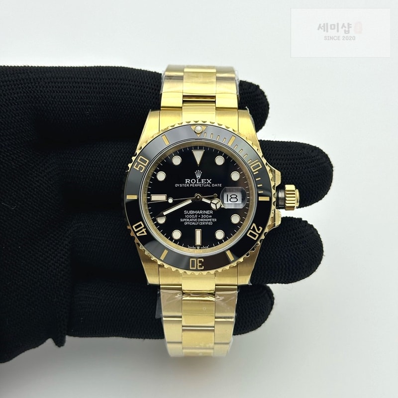 Rolex BP공장 롤렉스 서브마리너 41 옐로우골드금통 블랙다이얼 2813무브 28800진동 흑금통 Submariner 41mm 126613 LN YG BP Best Edition Black Dial on YG Bracelet 시계 2번 이미지