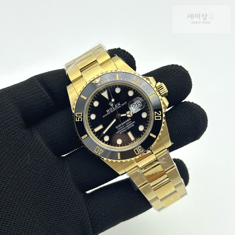 Rolex BP공장 롤렉스 서브마리너 41 옐로우골드금통 블랙다이얼 2813무브 28800진동 흑금통 Submariner 41mm 126613 LN YG BP Best Edition Black Dial on YG Bracelet 시계 4번 이미지