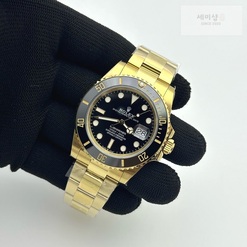 Rolex BP공장 롤렉스 서브마리너 41 옐로우골드금통 블랙다이얼 2813무브 28800진동 흑금통 Submariner 41mm 126613 LN YG BP Best Edition Black Dial on YG Bracelet 시계 5번 이미지