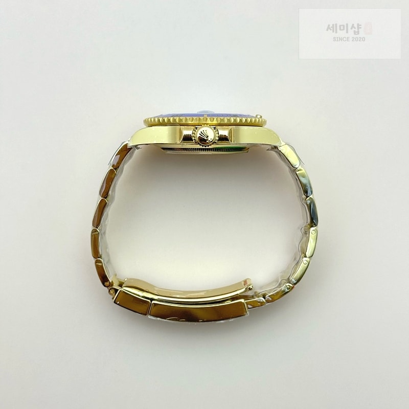 Rolex BP공장 롤렉스 서브마리너 41 옐로우골드금통 블루다이얼 2813무브 28800진동 청금통 Submariner 41mm 126618 LB YG BP Best Edition Blue Dial on YG Bracelet 시계 9번 이미지
