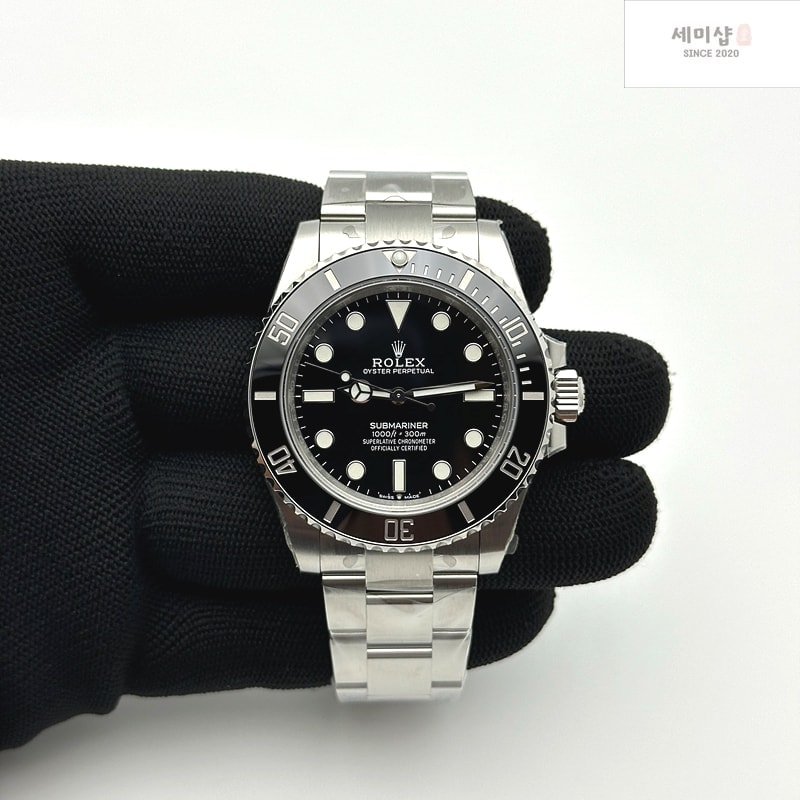 Rolex VS공장 롤렉스 서브마리너 41 신형 논데이트 스틸 브레이슬릿 Submariner 41mm 124060 No Date 904L Steel VSF 1:1 Best Edition Black Dial (SBF) 시계 1번 이미지