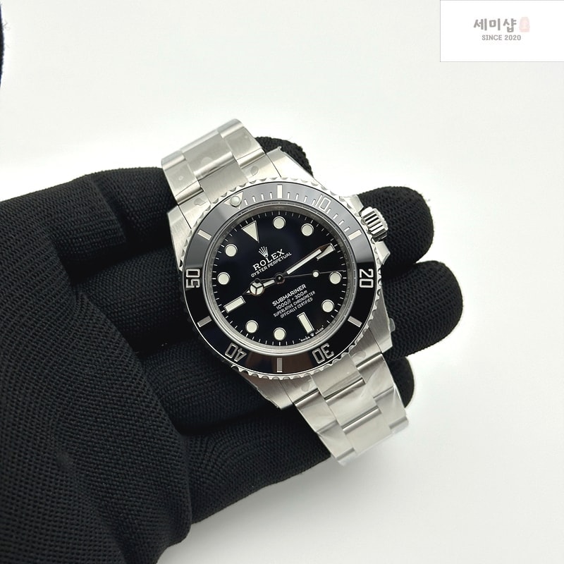 Rolex VS공장 롤렉스 서브마리너 41 신형 논데이트 스틸 브레이슬릿 Submariner 41mm 124060 No Date 904L Steel VSF 1:1 Best Edition Black Dial (SBF) 시계 2번 이미지
