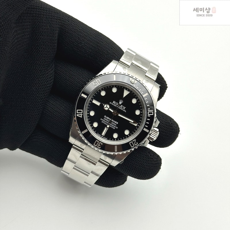 Rolex VS공장 롤렉스 서브마리너 41 신형 논데이트 스틸 브레이슬릿 Submariner 41mm 124060 No Date 904L Steel VSF 1:1 Best Edition Black Dial (SBF) 시계 3번 이미지