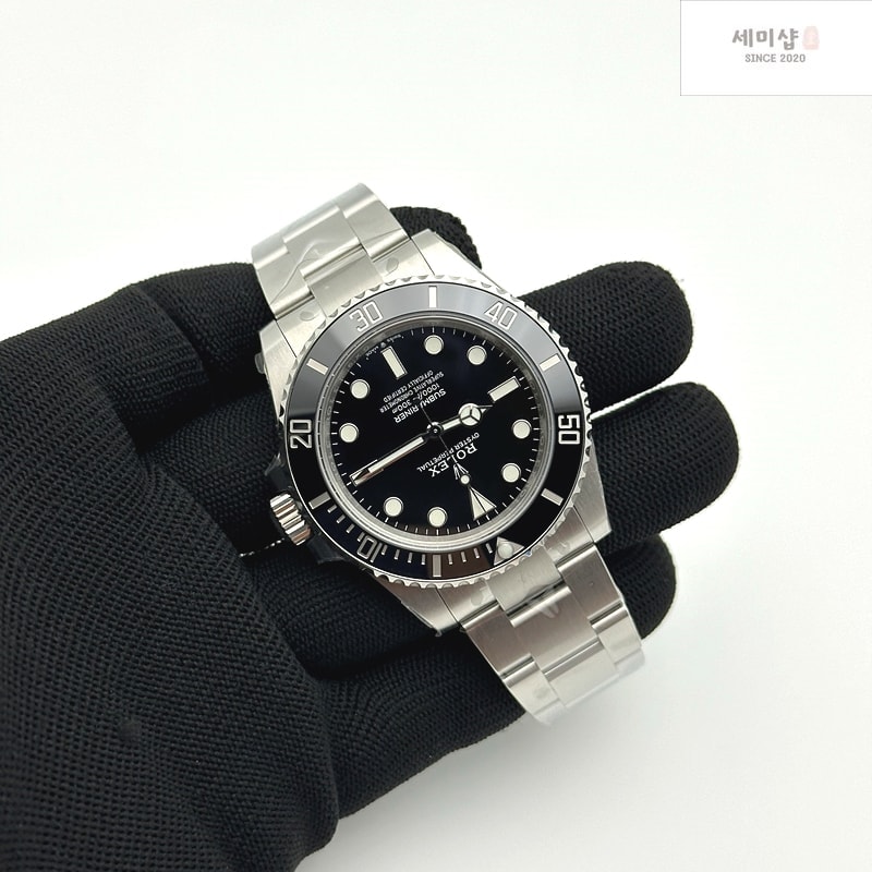 Rolex VS공장 롤렉스 서브마리너 41 신형 논데이트 스틸 브레이슬릿 Submariner 41mm 124060 No Date 904L Steel VSF 1:1 Best Edition Black Dial (SBF) 시계 4번 이미지