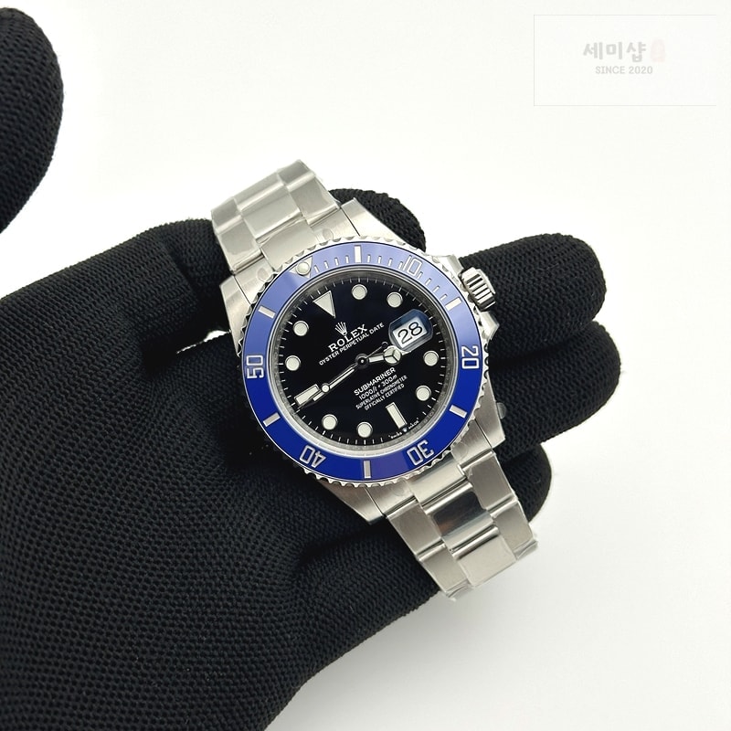 Rolex VS공장 롤렉스 서브마리너 41 쿠키몬스터 블루 스틸 오이스터브레이슬릿 2824 시계 4번 이미지