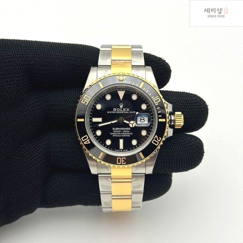 Rolex VS공장 롤렉스 서브마리너 41 신형 옐로우골드콤비 흑콤 브레이슬릿 Submariner 126613 LN SSYG Black Ceramic 904L Steel 11 Best Edition VS3235 시계 1번 이미지