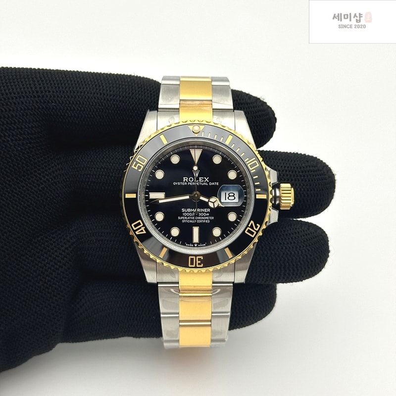 Rolex VS공장 롤렉스 서브마리너 41 신형 옐로우골드콤비 흑콤 브레이슬릿 Submariner 126613 LN SSYG Black Ceramic 904L Steel 11 Best Edition VS3235 시계 2번 이미지