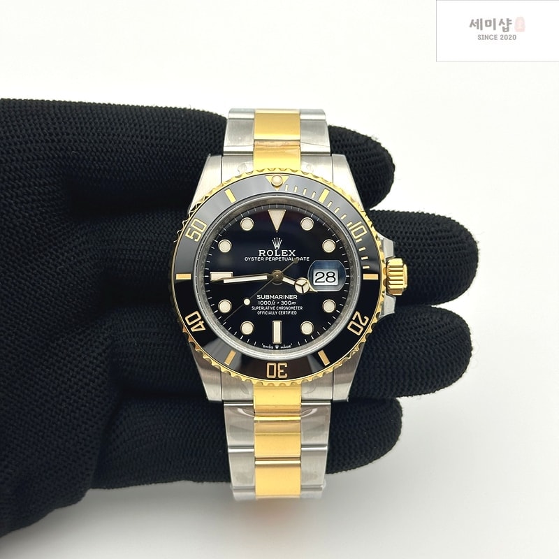 Rolex VS공장 롤렉스 서브마리너 41 신형 옐로우골드콤비 흑콤 브레이슬릿 Submariner 126613 LN SSYG Black Ceramic 904L Steel 11 Best Edition VS3235 시계 3번 이미지