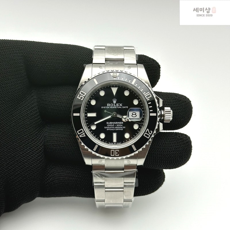 Rolex VS공장 롤렉스 서브마리너 41 신형 블랙데이트 브레이슬릿 Submariner 41mm 126610 LN Black Ceramic 904L Steel VSF 1:1 Best Edition VS3235 시계 1번 이미지