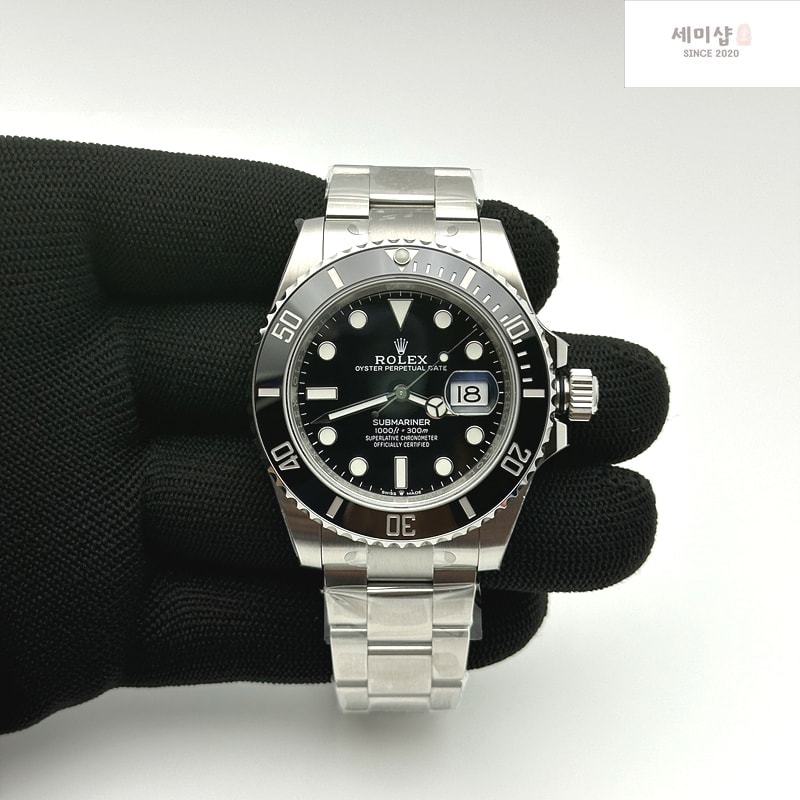 Rolex VS공장 롤렉스 서브마리너 41 신형 블랙데이트 브레이슬릿 Submariner 41mm 126610 LN Black Ceramic 904L Steel VSF 1:1 Best Edition VS3235 시계 2번 이미지